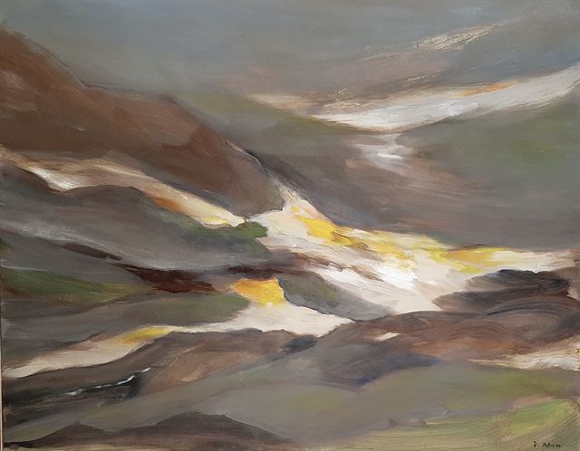 Sans titre — Acrylique sur toile de Patrick Adam