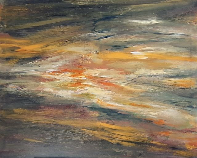 Aube — Acrylique sur toile de Patrick Adam