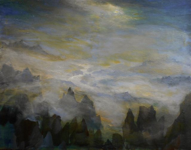 Sans titre — Acrylique sur toile de Patrick Adam