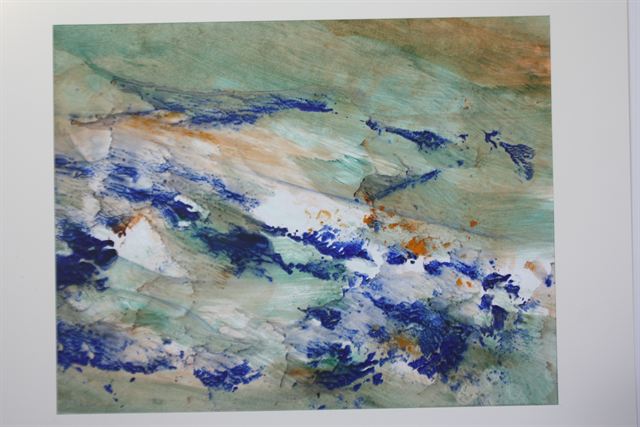 Petit format — Acrylique sur papier de Patrick Adam