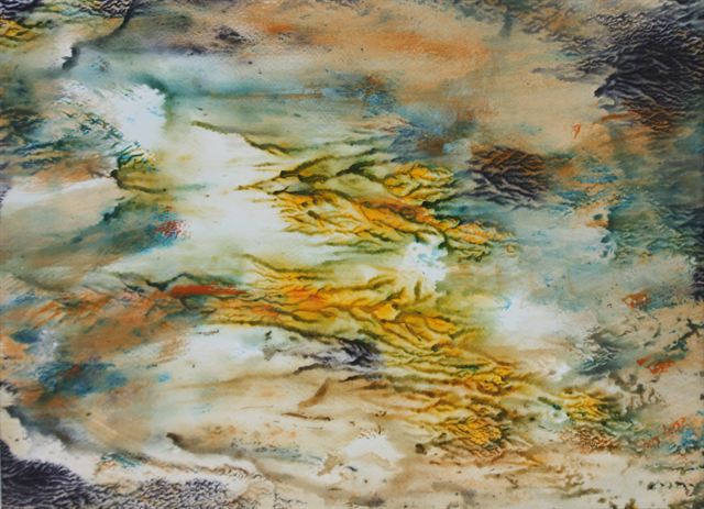 Petit format — Acrylique sur papier de Patrick Adam