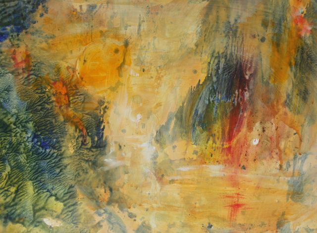 Petit format — Acrylique sur papier de Patrick Adam