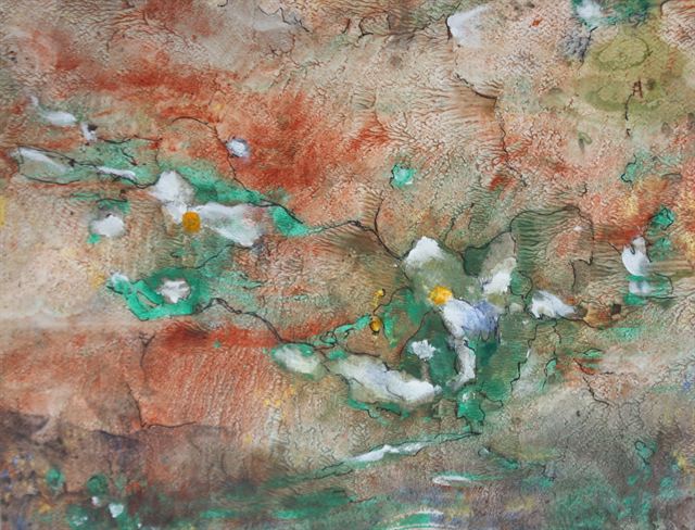 Petit format — Acrylique sur papier de Patrick Adam