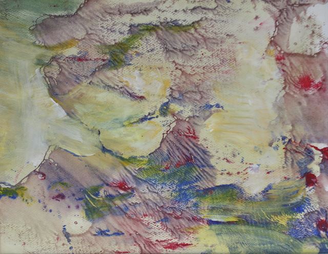 Petit format — Acrylique sur papier de Patrick Adam