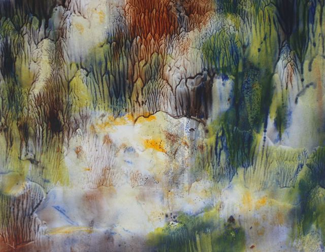 Petit format — Acrylique sur papier de Patrick Adam