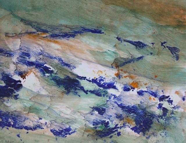 Petit format — Acrylique sur papier de Patrick Adam