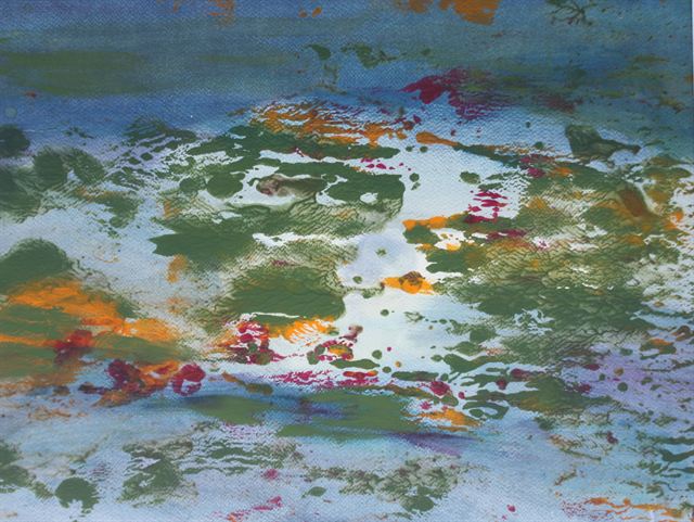 Petit format — Acrylique sur papier de Patrick Adam