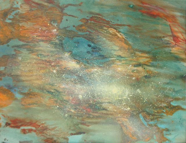 Petit format — Acrylique sur papier de Patrick Adam