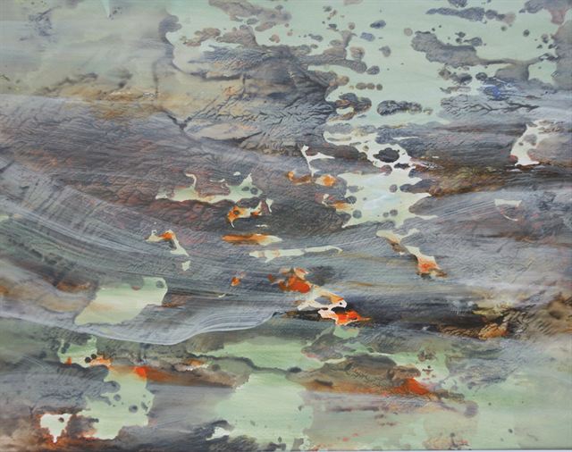 Petit format — Acrylique sur papier de Patrick Adam
