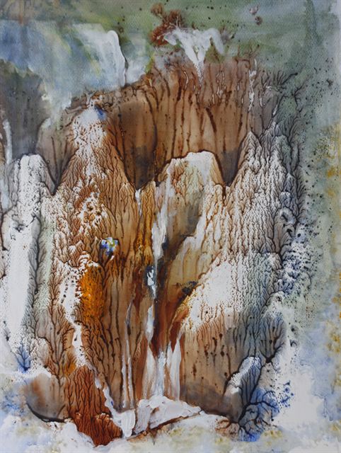 Petit format — Acrylique sur papier de Patrick Adam