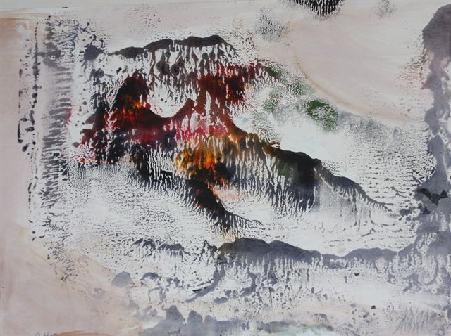 Petit format — Acrylique sur papier de Patrick Adam