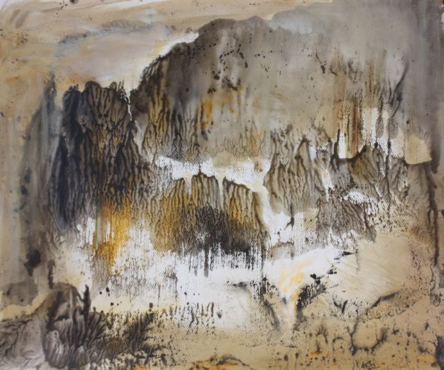 Petit format — Acrylique sur papier de Patrick Adam