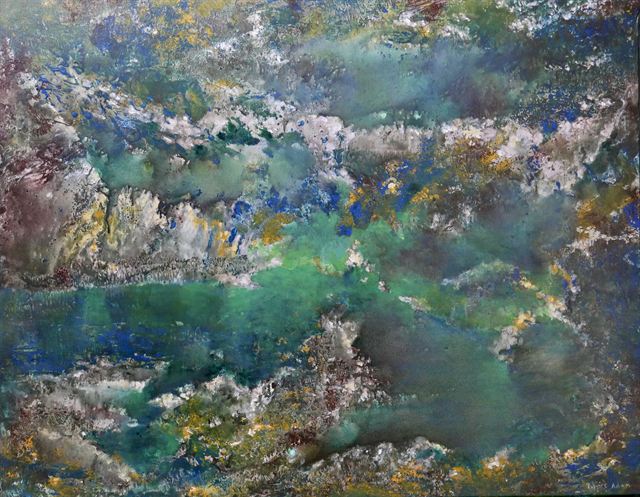 Sans titre — Acrylique sur toile de Patrick Adam